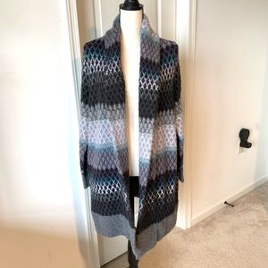 RACHEL RACHEL ROY Thick Mohair Blend Open Cardigan Sweater—SZ. 0X/1X